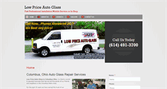 Desktop Screenshot of columbuslowpriceautoglass.com